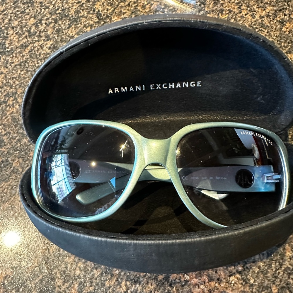 Armani turquoise sunglasses